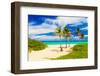 Beautiful Tropical Beach in Cuba-Kamira-Framed Photographic Print