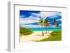 Beautiful Tropical Beach in Cuba-Kamira-Framed Photographic Print