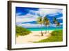 Beautiful Tropical Beach in Cuba-Kamira-Framed Photographic Print