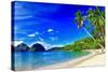 Beautiful Tropical Scenery - El-Nido,Palawan-Maugli-l-Stretched Canvas