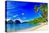 Beautiful Tropical Scenery - El-Nido,Palawan-Maugli-l-Stretched Canvas