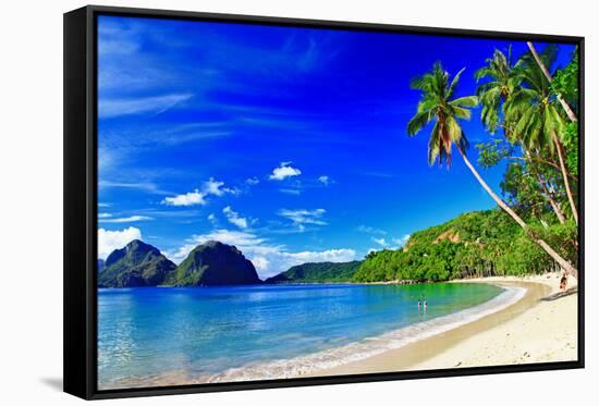 Beautiful Tropical Scenery - El-Nido,Palawan-Maugli-l-Framed Stretched Canvas