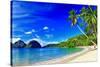 Beautiful Tropical Scenery - El-Nido,Palawan-Maugli-l-Stretched Canvas