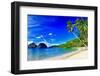 Beautiful Tropical Scenery - El-Nido,Palawan-Maugli-l-Framed Photographic Print