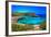 Beautiful Turquoise Bays In Stunning Mallorca-Maugli-l-Framed Photographic Print