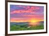 Beautiful Tuscany Landscape at Sunrise, Italy-sborisov-Framed Photographic Print