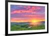 Beautiful Tuscany Landscape at Sunrise, Italy-sborisov-Framed Photographic Print