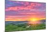 Beautiful Tuscany Landscape at Sunrise, Italy-sborisov-Mounted Photographic Print