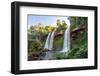 Beautiful Twin Waterfalls in the Atlantic Rainforest near Cataratas Do Iguacu (Iguazu Falls), Foz D-Vitor Marigo-Framed Photographic Print