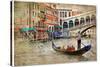 Beautiful Venice - Artwork In Painting Style-Maugli-l-Stretched Canvas