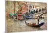 Beautiful Venice - Artwork In Painting Style-Maugli-l-Stretched Canvas