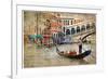 Beautiful Venice - Artwork In Painting Style-Maugli-l-Framed Art Print