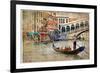 Beautiful Venice - Artwork In Painting Style-Maugli-l-Framed Art Print