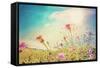 Beautiful View in Summer Flower (Forest of Flowers )-ilolab-Framed Stretched Canvas