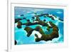 Beautiful View of 70 Islands in Palau from Above-BlueOrange Studio-Framed Photographic Print