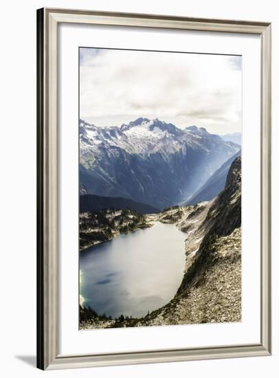 Beautiful View Of An Alpine Lake In The North Cascade Mountains Of Washington-Hannah Dewey-Framed Photographic Print