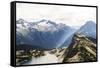 Beautiful View Of An Alpine Lake In The North Cascade Mountains Of Washington-Hannah Dewey-Framed Stretched Canvas