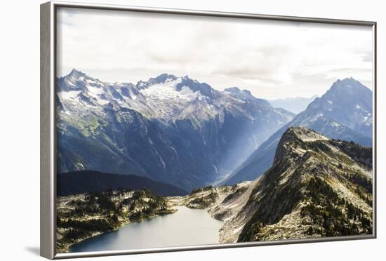 Beautiful View Of An Alpine Lake In The North Cascade Mountains Of Washington-Hannah Dewey-Framed Photographic Print