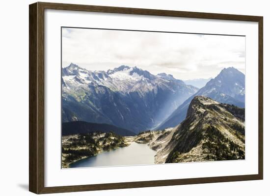 Beautiful View Of An Alpine Lake In The North Cascade Mountains Of Washington-Hannah Dewey-Framed Photographic Print