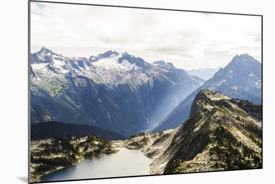 Beautiful View Of An Alpine Lake In The North Cascade Mountains Of Washington-Hannah Dewey-Mounted Photographic Print