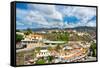 Beautiful View of Funchal, Madeira Island, Portugal-mffoto-Framed Stretched Canvas