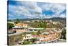 Beautiful View of Funchal, Madeira Island, Portugal-mffoto-Stretched Canvas