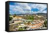 Beautiful View of Funchal, Madeira Island, Portugal-mffoto-Framed Stretched Canvas