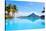 Beautiful View of Otemanu Mountain on Bora Bora Island-BlueOrange Studio-Stretched Canvas