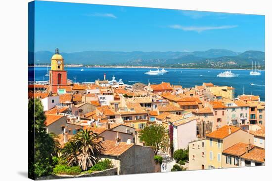 Beautiful View of Saint-Tropez. France, Provence-LiliGraphie-Stretched Canvas