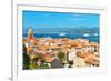 Beautiful View of Saint-Tropez. France, Provence-LiliGraphie-Framed Photographic Print