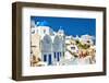 Beautiful View of Santorini-Maugli-l-Framed Photographic Print