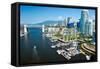 Beautiful View of Vancouver, British Columbia, Canada-mffoto-Framed Stretched Canvas