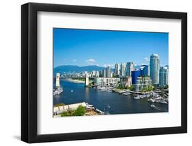 Beautiful View of Vancouver, British Columbia, Canada-mffoto-Framed Photographic Print