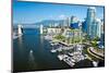 Beautiful View of Vancouver, British Columbia, Canada-mffoto-Mounted Photographic Print