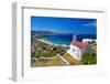 Beautiful View with Small Church on Mykonos Island, Greece-Maugli-l-Framed Photographic Print