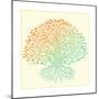 Beautiful Vintage Hand Drawn Tree Of Life-transiastock-Mounted Print