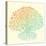Beautiful Vintage Hand Drawn Tree Of Life-transiastock-Stretched Canvas
