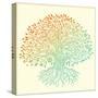 Beautiful Vintage Hand Drawn Tree Of Life-transiastock-Stretched Canvas