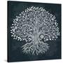 Beautiful Vintage Hand Drawn Tree of Life-transiastock-Stretched Canvas