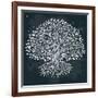 Beautiful Vintage Hand Drawn Tree of Life-transiastock-Framed Art Print