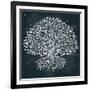 Beautiful Vintage Hand Drawn Tree of Life-transiastock-Framed Art Print