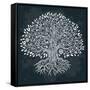 Beautiful Vintage Hand Drawn Tree of Life-transiastock-Framed Stretched Canvas