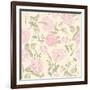 Beautiful Vintage Seamless Roses Background-Varvara Kurakina-Framed Art Print