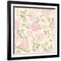 Beautiful Vintage Seamless Roses Background-Varvara Kurakina-Framed Art Print