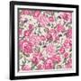 Beautiful Vintage Seamless Roses Background-Varvara Kurakina-Framed Art Print