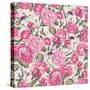 Beautiful Vintage Seamless Roses Background-Varvara Kurakina-Stretched Canvas