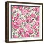 Beautiful Vintage Seamless Roses Background-Varvara Kurakina-Framed Art Print