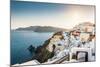 Beautiful White Architecture on Santorini Island, Greece-Olga Gavrilova-Mounted Photographic Print
