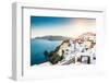 Beautiful White Architecture on Santorini Island, Greece-Olga Gavrilova-Framed Photographic Print