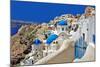 Beautiful White-Blue Santorini-Maugli-l-Mounted Premium Photographic Print